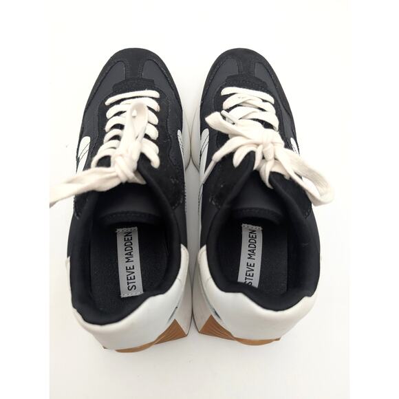 Steve Madden Julez Platform Sneaker Shoes Women's Black Multi Size US8.5M EU39 - Picture 3 of 15